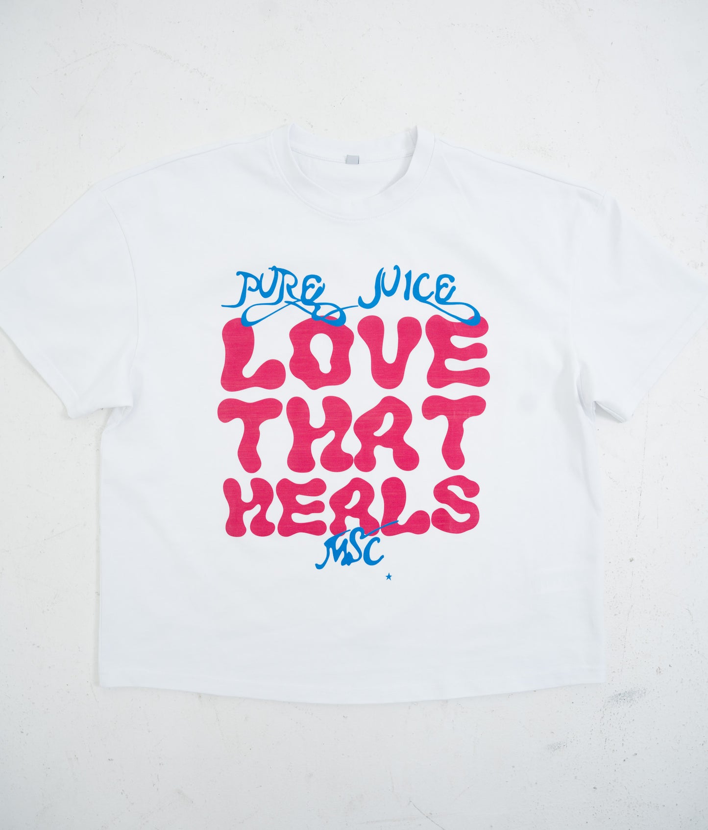 Love That Heals 2 Tee - White/Pink