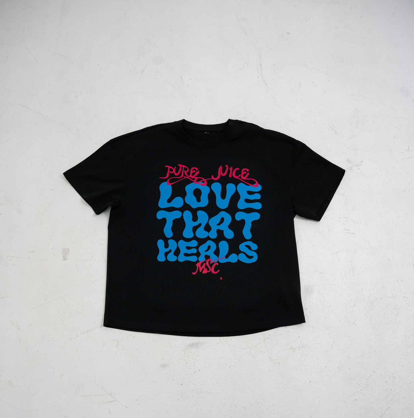 Love That Heals 2 Tee - Black/Blue