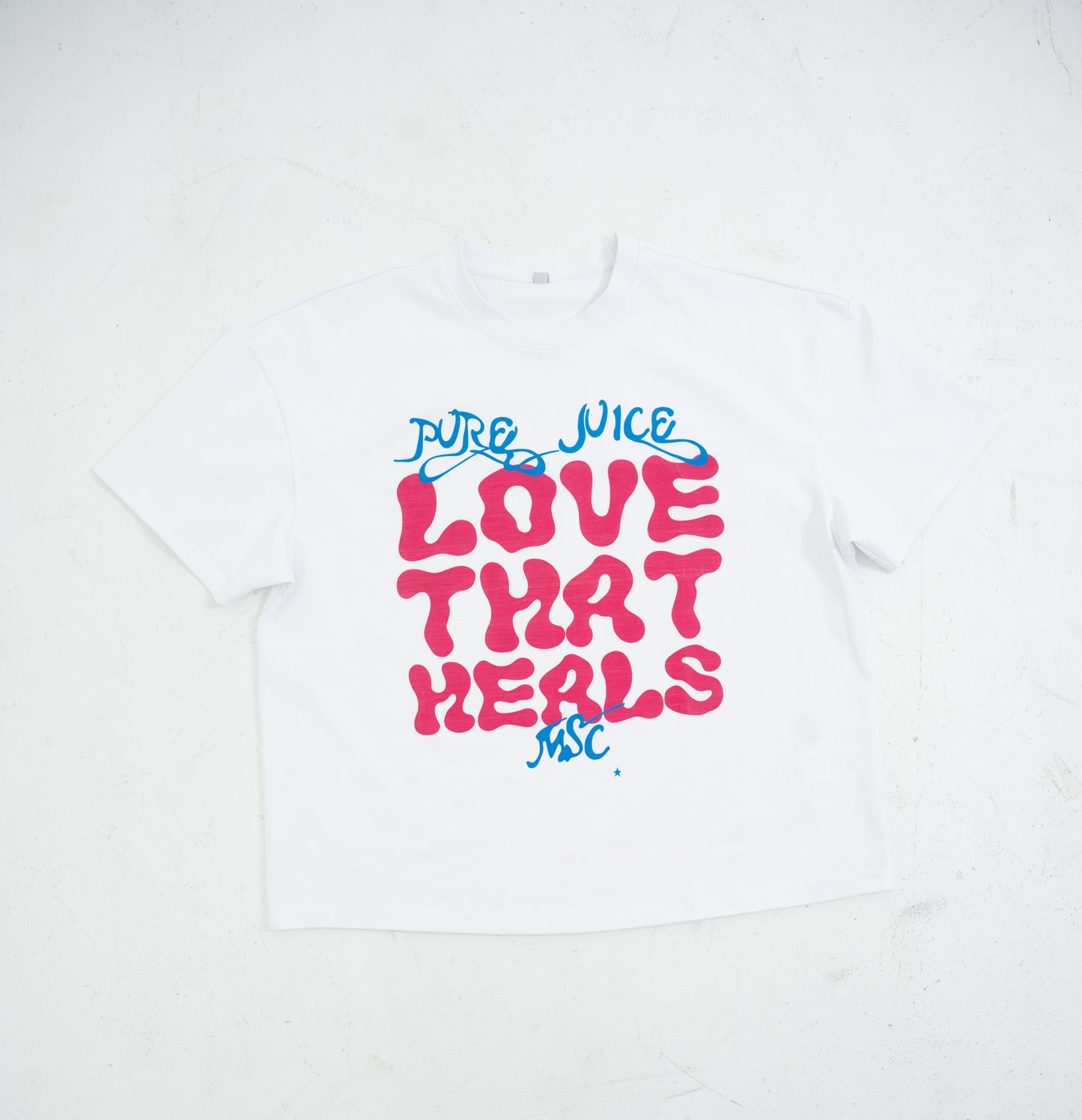 Love That Heals 2 Tee - White/Pink